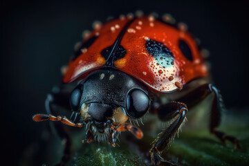 Miniature Marvel: Exploring the Beauty of a Ladybug Up Close