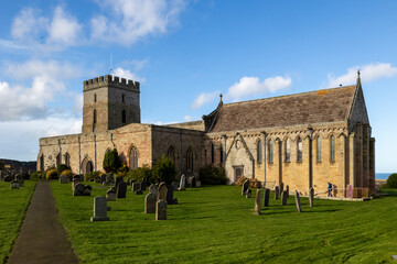 Typical English parish church from the 12th century.