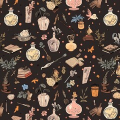 Seamless Magical Pattern