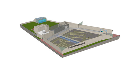 3d model of a building