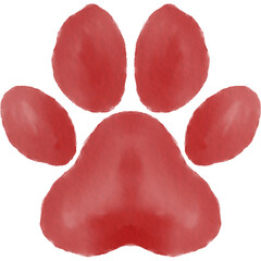 Watercolor Paw Print Clipart, Cat And Dog Paws Clipart png