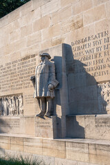 Reformation Wall Monument in city of Geneva, Switzerland