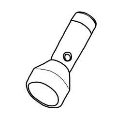 illustration of a flashlight