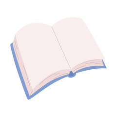 Isolated colored open book sketch icon Vector illustration
