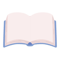 Isolated colored open book sketch icon Vector illustration