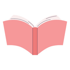 Isolated colored open book sketch icon Vector illustration