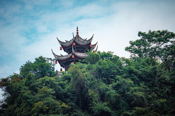 Picture of Dujiangyan, an ancient city in Sichuan, ChengDu , China