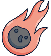 Obraz premium Comet Flying