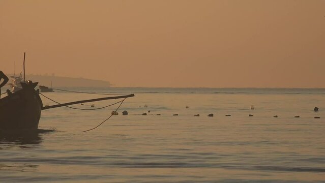 Fishermen and Early Morning In Vietnam