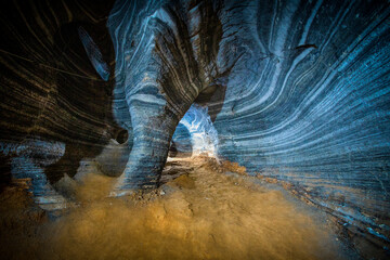 Blue Cave, Mae Sot District, the most unseen natural attraction in Tak Province, Thailand