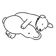 dog, animal, cartoon, pet, vector, white, illustration, cute, mammal, puppy, isolated, cat, head, wolf, breed, canine, chihuahua, funny, happy, tail, pets, face, character, icon, black, dalmatian