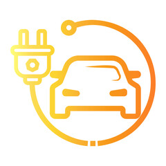 electric car icon