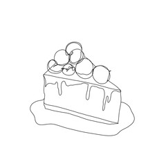 Sweet Temptations: Delectable Cake Illustration for Culinary Delights