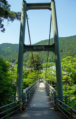 御岳渓谷　楓橋｜この橋からの渓谷の眺めが絶景です
