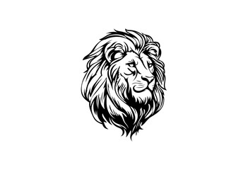 lion head wildlife vector design