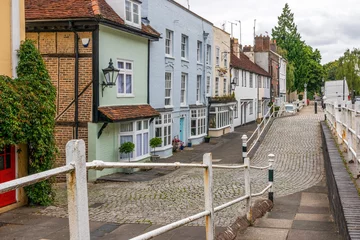 Foto auf Acrylglas Houses in High Street, Old Hemel Hempstead, © Kevin Hellon