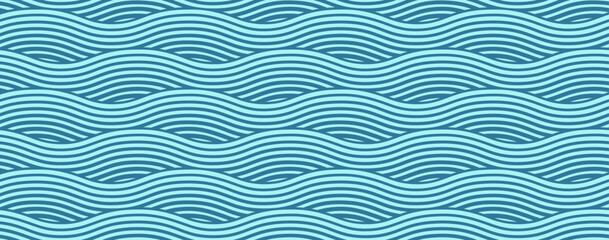 Seamless background with abstract wave pattern
