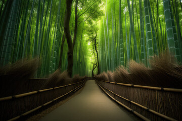 Road to Bamboo Forest, Arashiyama, Kyoto, Japan