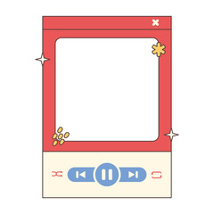 Retro Music Player UI