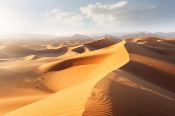 Fototapeta na wymiar High definition beautiful desert scenery big picture made with Generative AI
