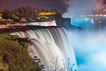 Niagara Falls Illumination Experience the dazzling lights on Niagara Falls