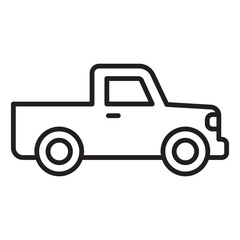 Pick-up truck icon