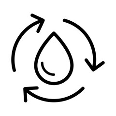 Reuse water icon