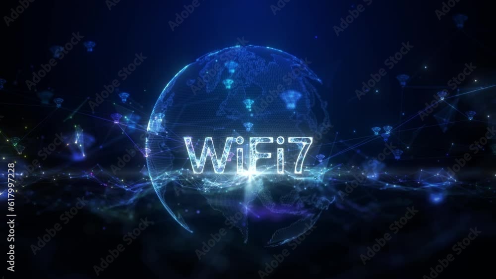 Poster global technology digital data network connections background, technology wireless data transmission