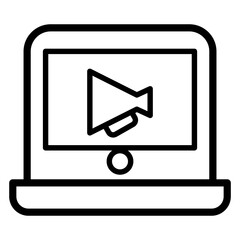 Online advertising icon