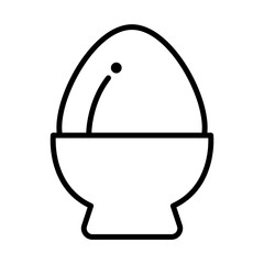 Boiled egg icon