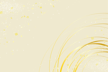 和風 ゴールドサークル ベージュ