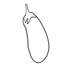 Vegetable hands drawn 