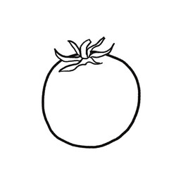 Vegetable hands drawn 