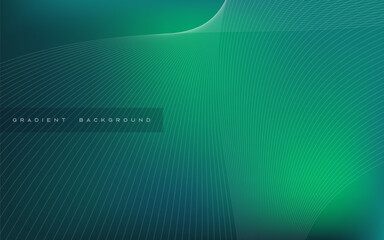 Abstract gradient background with dark green color