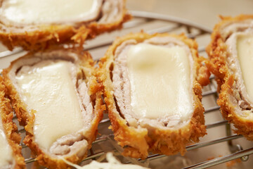 Cheese Pork Cutlet on the Grill