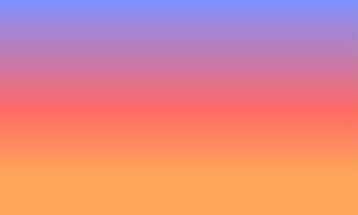 Vector warm sunset gradient background