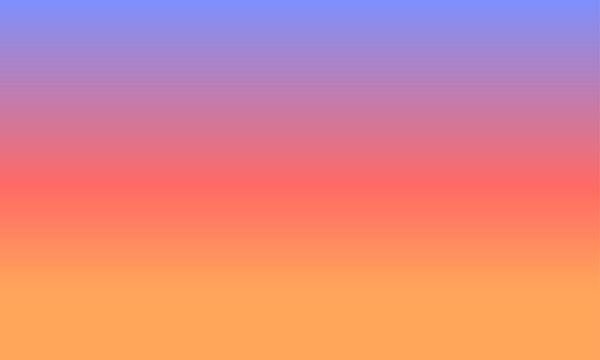 Vector warm sunset gradient background