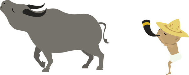 Asian Buffalo assamese Bihu