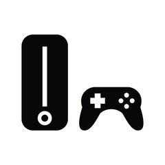 Console video game vector icon