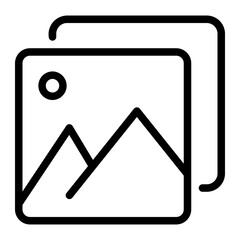 picture line icon