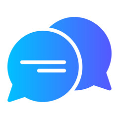 communication gradient icon