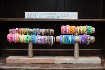 colourful bracelets