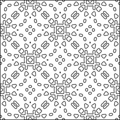  Modern stylish abstract texture. Geometric shapes from striped elements. Black and white pattern.