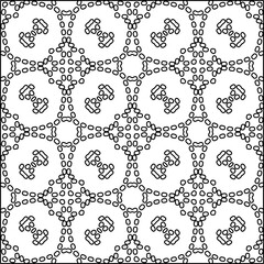  Modern stylish abstract texture. Geometric shapes from striped elements. Black and white pattern.