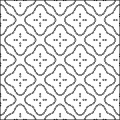  Modern stylish abstract texture. Geometric shapes from striped elements. Black and white pattern.