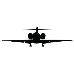 Twinjet airliner