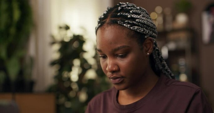 African woman copywriter, writing persuasive creative content for advertising campaigns, websites, marketing materials knack for crafting compelling messages and influencing consumer behavior.