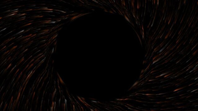 abstract star burst simulation blur million ball in massive gravity black hole