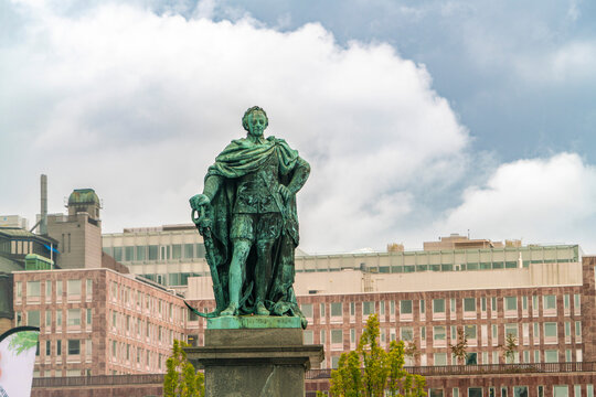 Statue of Charles XIII in Kungstr&auml;dg&aring;rden, Stockholm, Sweden