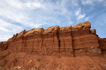 Fototapeta premium Sandstone cliffs in Capital Reef National Park